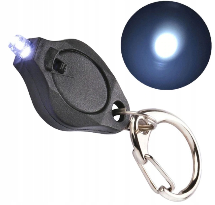 LATARKA LAMPKA LED SOS BRELOK KLUCZE SURVIVAL Model LED LIGHT CARABNEER