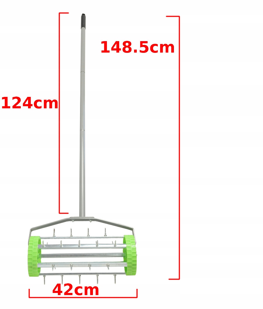 AERATOR RĘCZNY DO TRAWNIKA 420mm WAŁEK Z KOLCAMI AREATOR TRAWY Rodzaj aerator