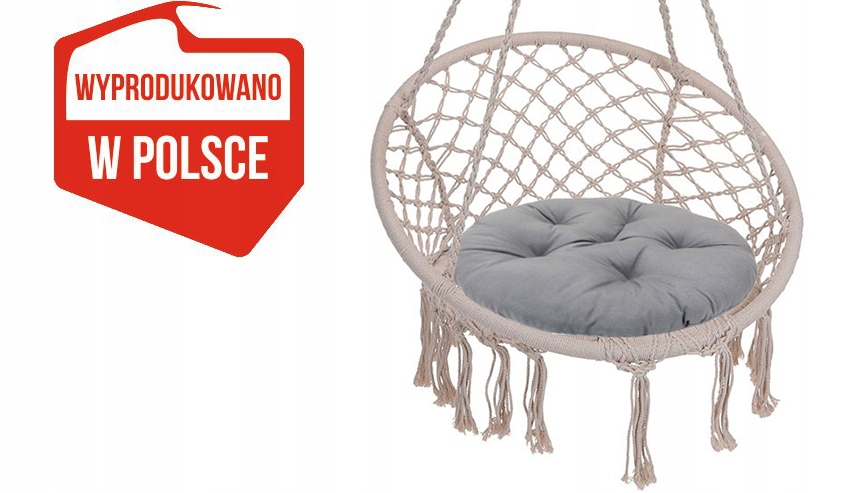 PODUSZKA NA HUŚTAWKĘ BOCIANIE GNIAZDO WODOODPORNA - 60cm Marka Manufaktura Tex