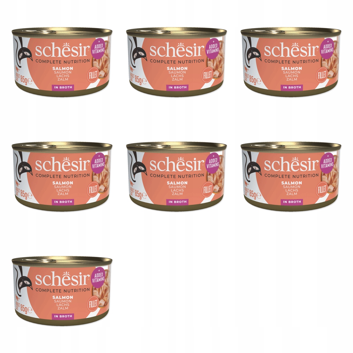 Levně Konzerva Schesir losos 85g balení 7 ks