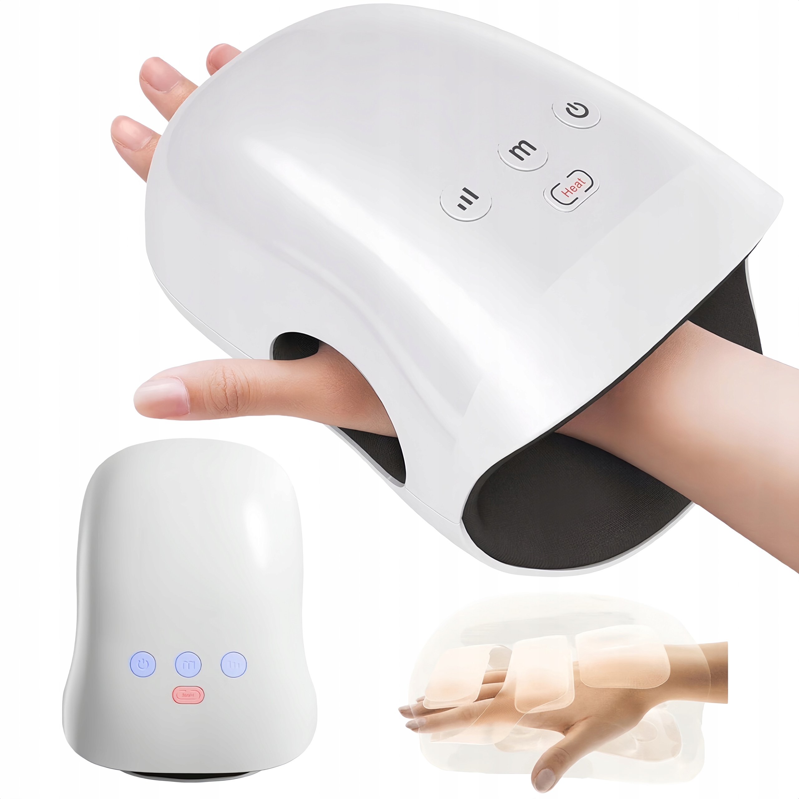 Masażer Do Dłoni Elektryczny Bezprzewowdowy Uciskowy Do Ręki Masaż Spa