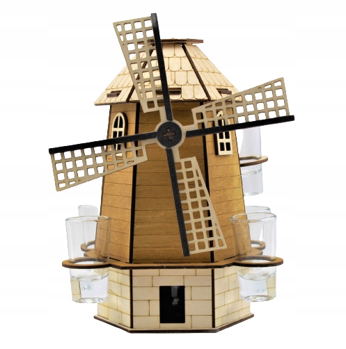 

Karafka Wiatrak kieliszki Urodziny