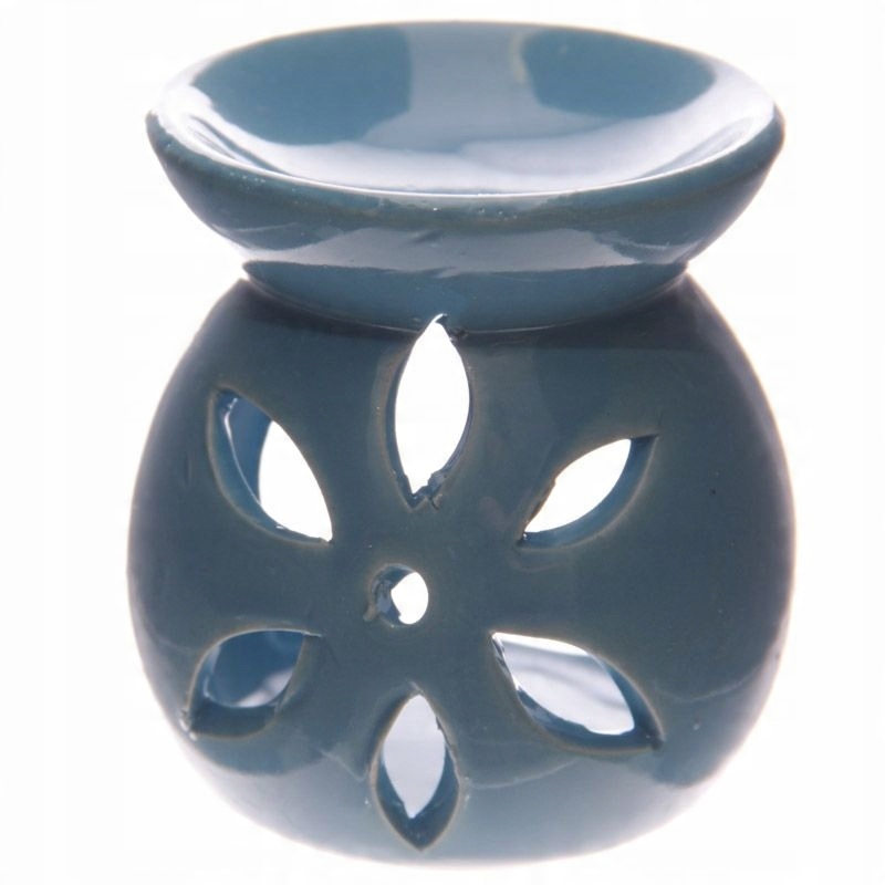

Kominek Ceramiczny do wosku i olejków Niebieski