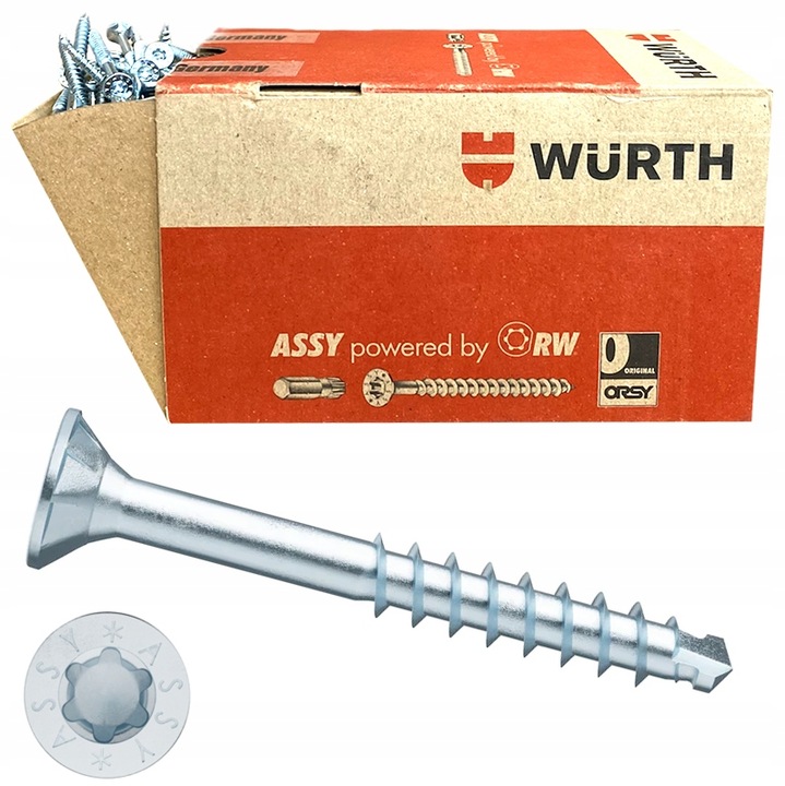 Wurth Šrouby Assy Plus 4x50 Konfirmat 500ks