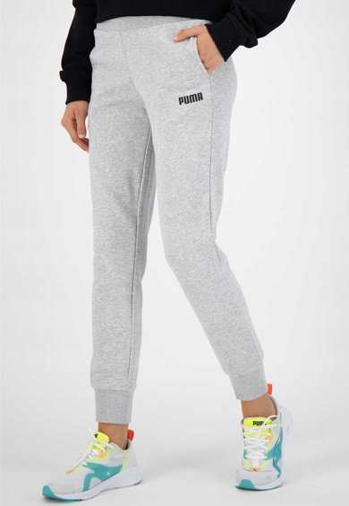 Puma tepláky dámské teplákové kalhoty jednoduché velikost XL šedá