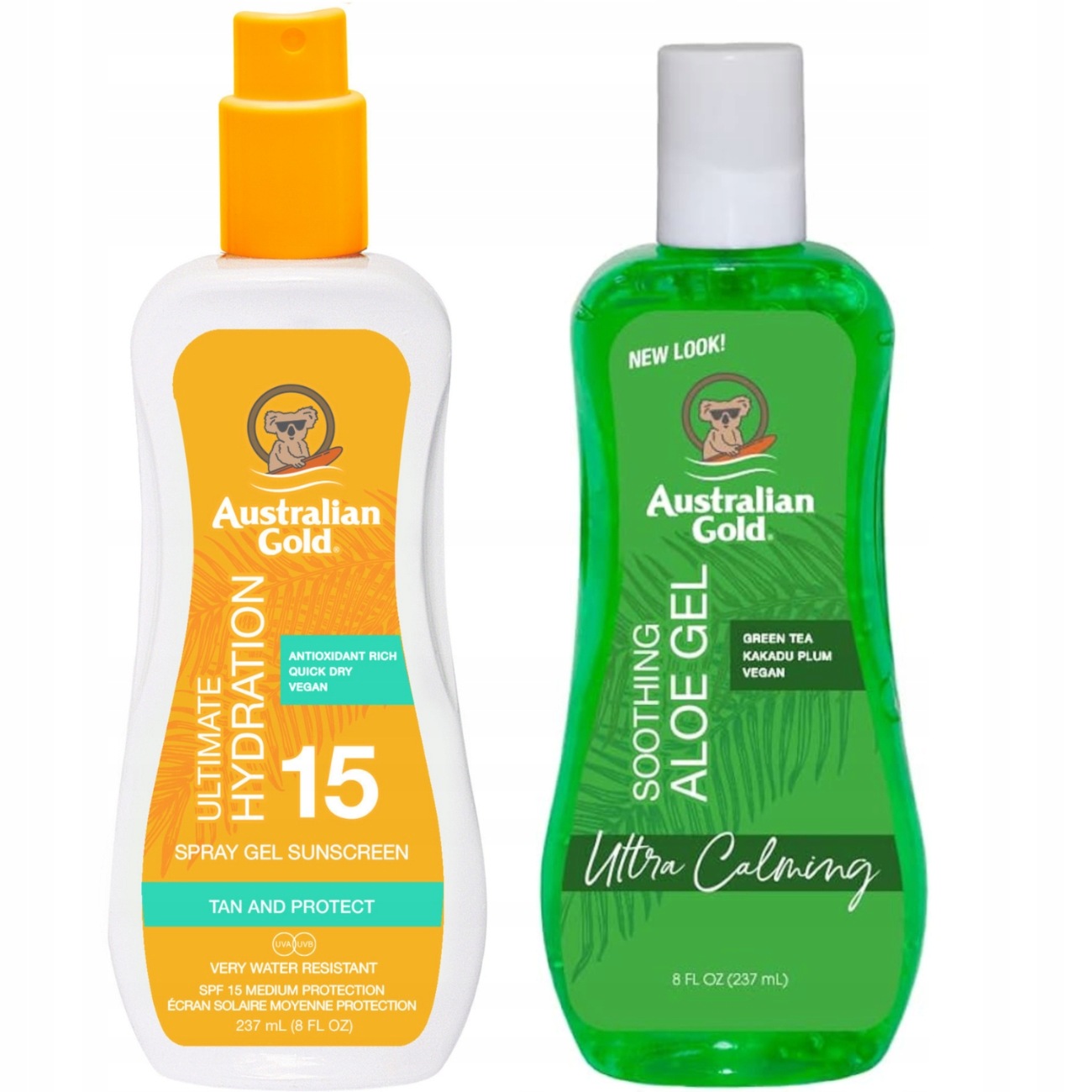 Australian Gold Gel Ve Spreji Bezbarvý SPF15 Aloe po opalování