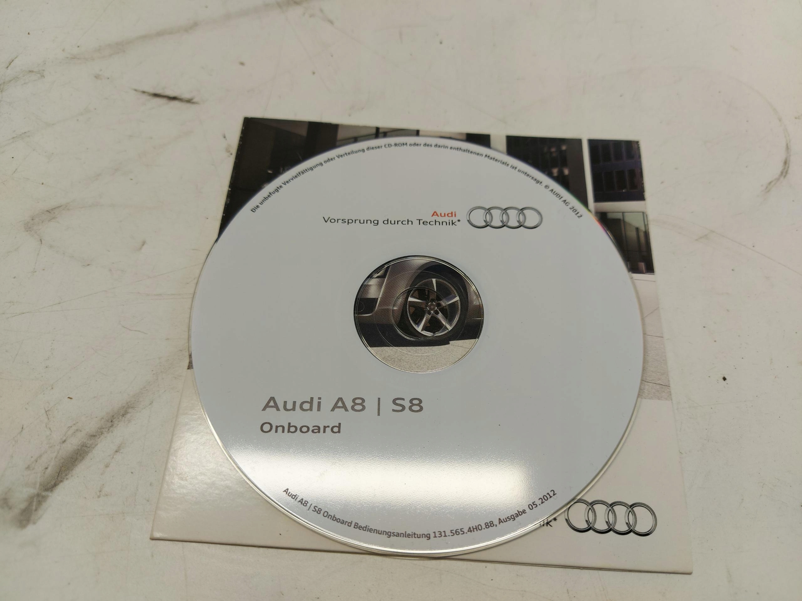 Audi A8 D4 4H 2012 abdeckung cd der Navigation navi navigacji 1355654H088