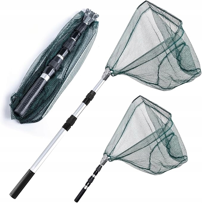 Podbierak wędkarski teleskopowy siatka wędkarska 42-130 cm Nakihouse