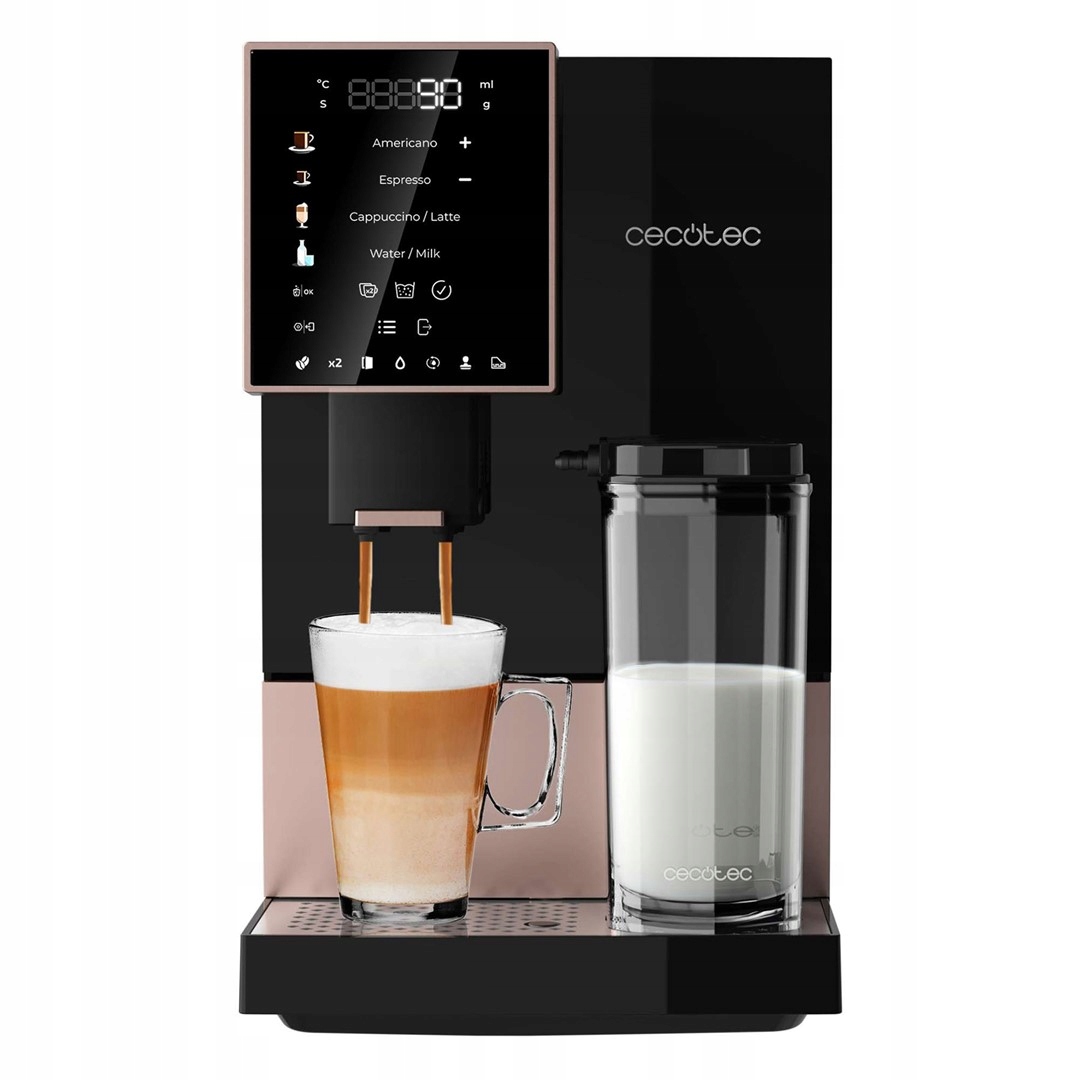 Automatický kávovar Cecotec Cremmaet Compactccino Black Rose 19bar