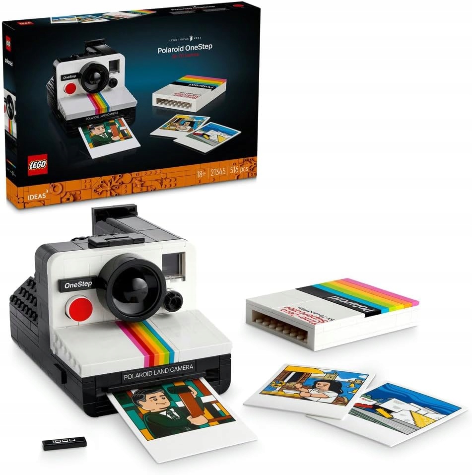 Lego Ideas 21345 Polaroid OneStep SX-70 fotoaparát pro dospělé 516 dílků