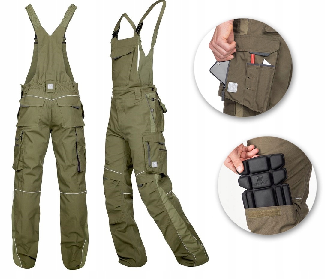 Ogrodniczki Robocze Spodnie Męskie Ochronne H6452 Ardon Urban+ r.54