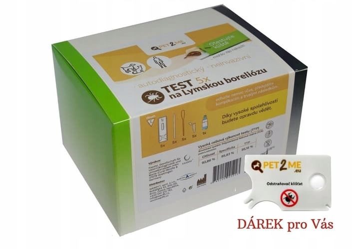 Levně Pet2Me Test na Lymskou boreliózu