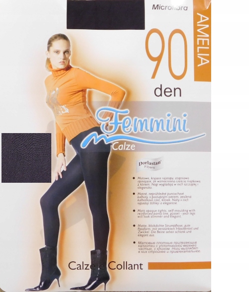 

Femmni Amelia 90den rajst. mikrofibra fumo 2-S