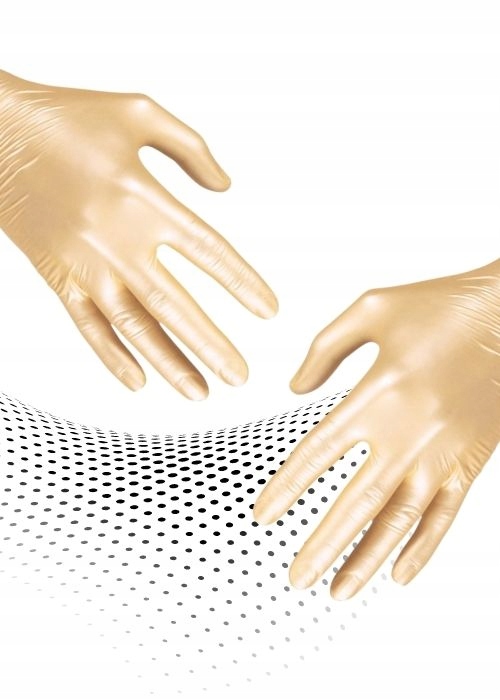 Beaute Luxe Pearl rękawiczki nitrylowe ochronne złote 50 sztuk Gold roz. S Rodzaj nitrylowe