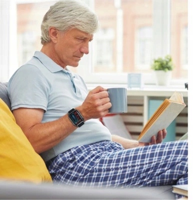 SMARTWATCH MEDYKOR ZEGAREK GLUKOMETR POZIOM CUKRU PREZENT+Piękny prezent Kolor czarny