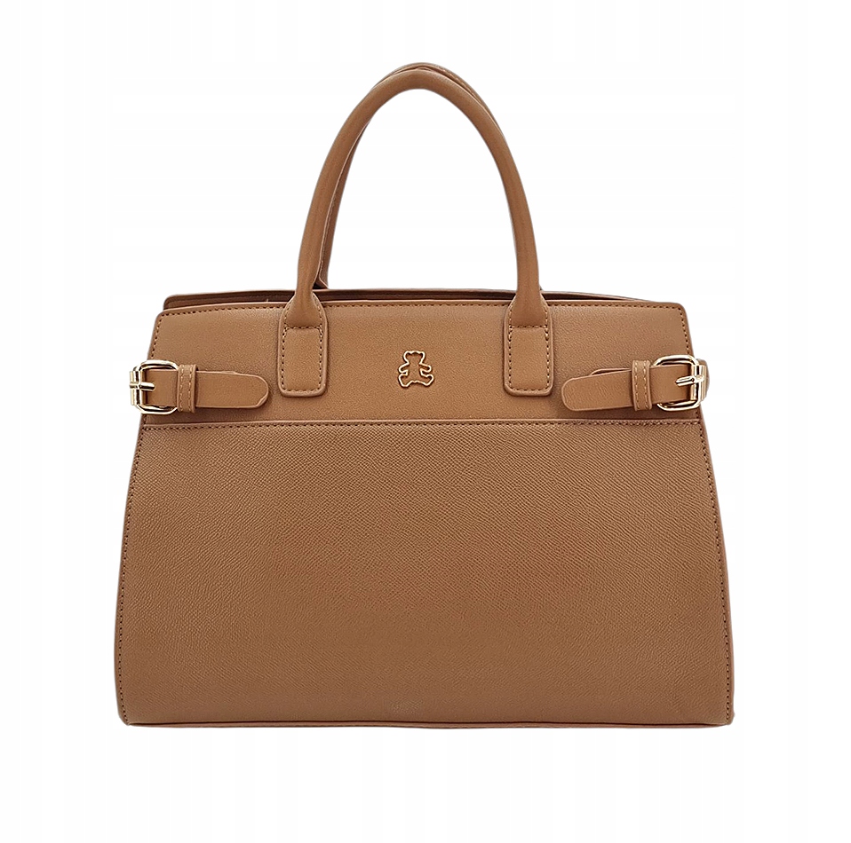 Hnědá kufřík dámská kabelka s medvídkem Lulu Castagnette