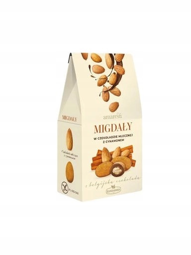 5 x Pražené mandle v mléčné čokoládě Almonds in Milk Chocolate 80 g