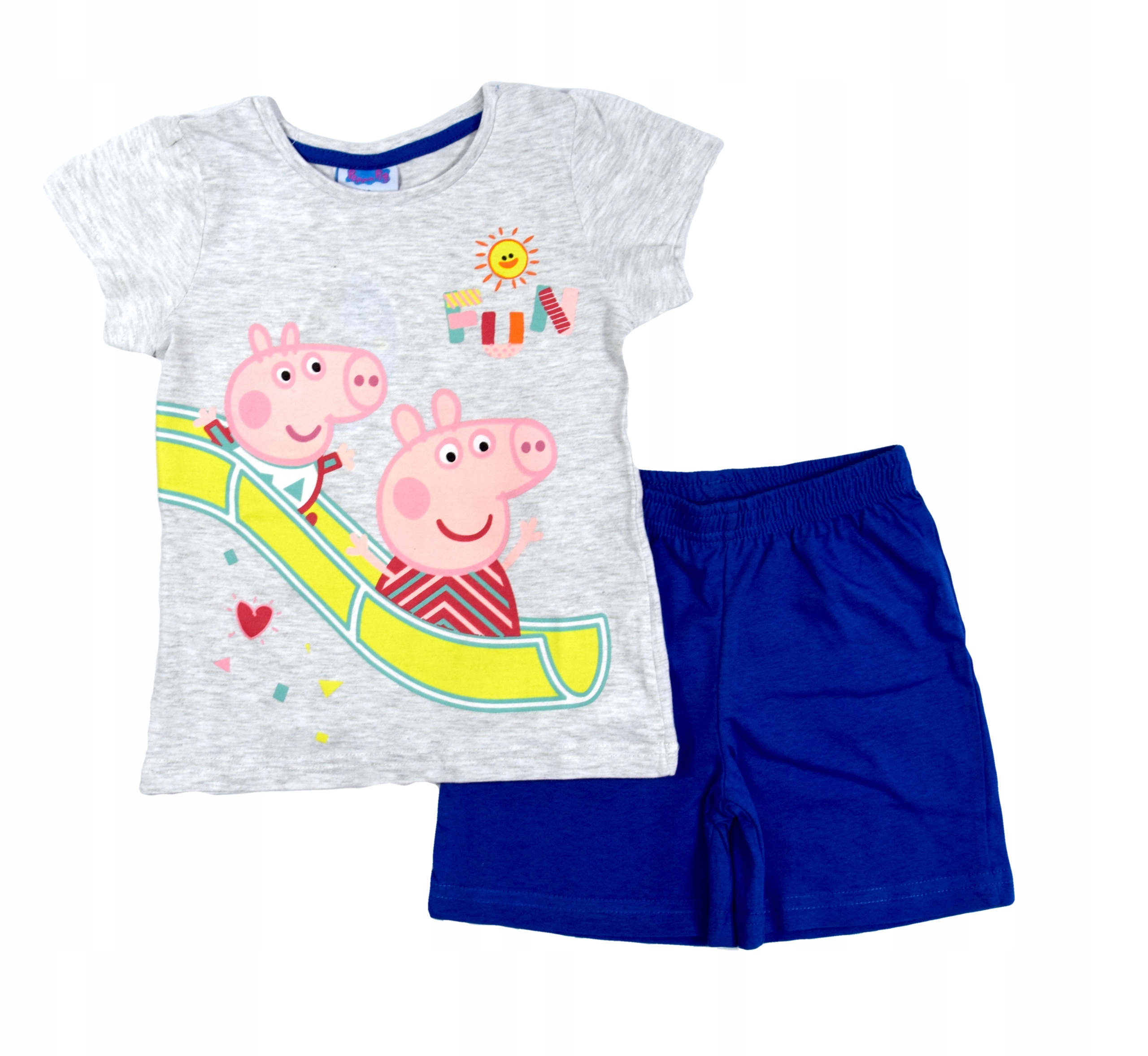 

Piżama Piżamka Bawełna Świnka Peppa Szara 122