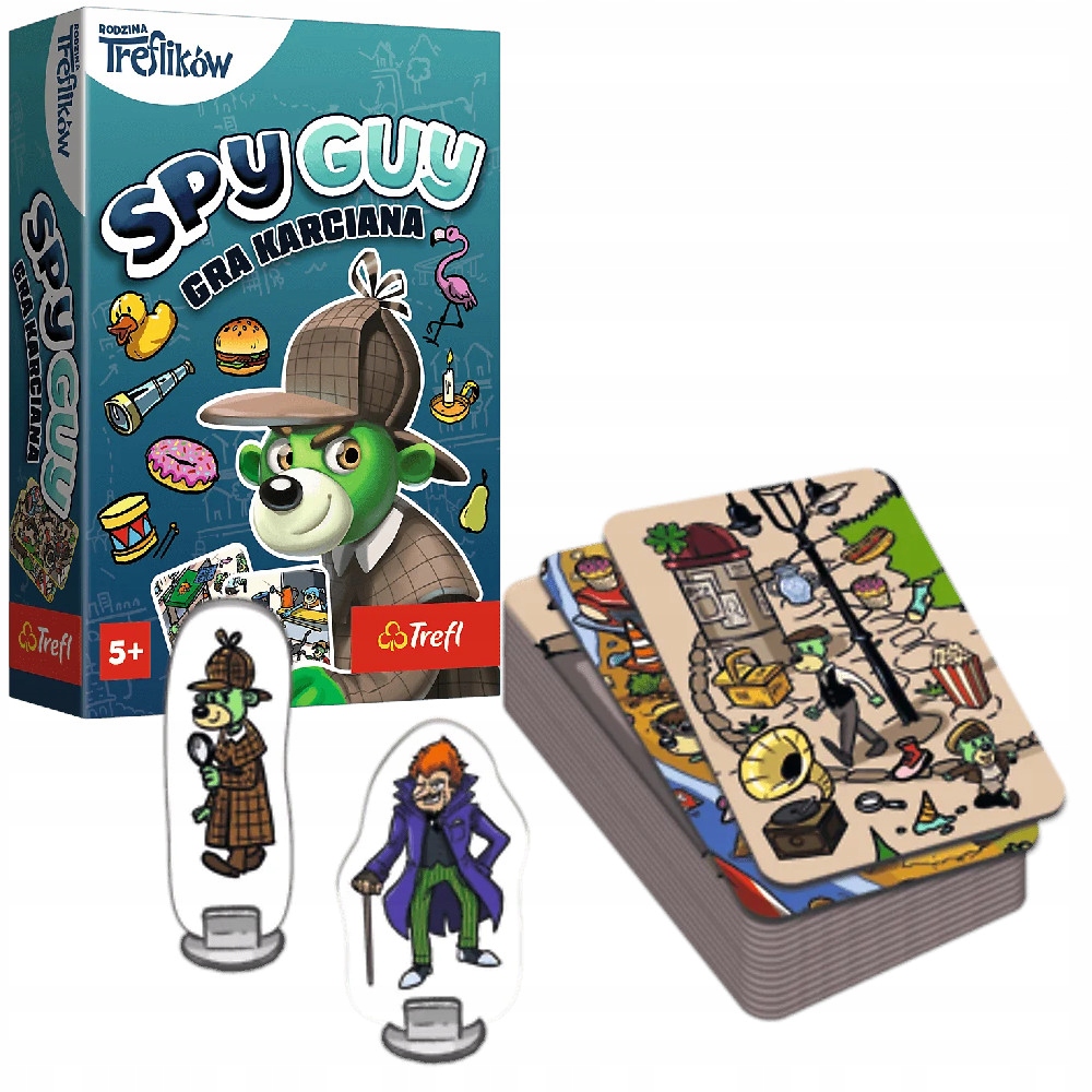 SPY GUY Gra Karciana Obserwacyjna Rodzinna 5+ Trefl