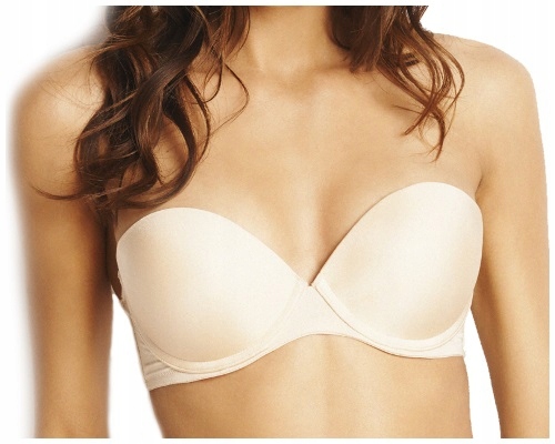 75E Agio 9232 beż biustonosz bardotka