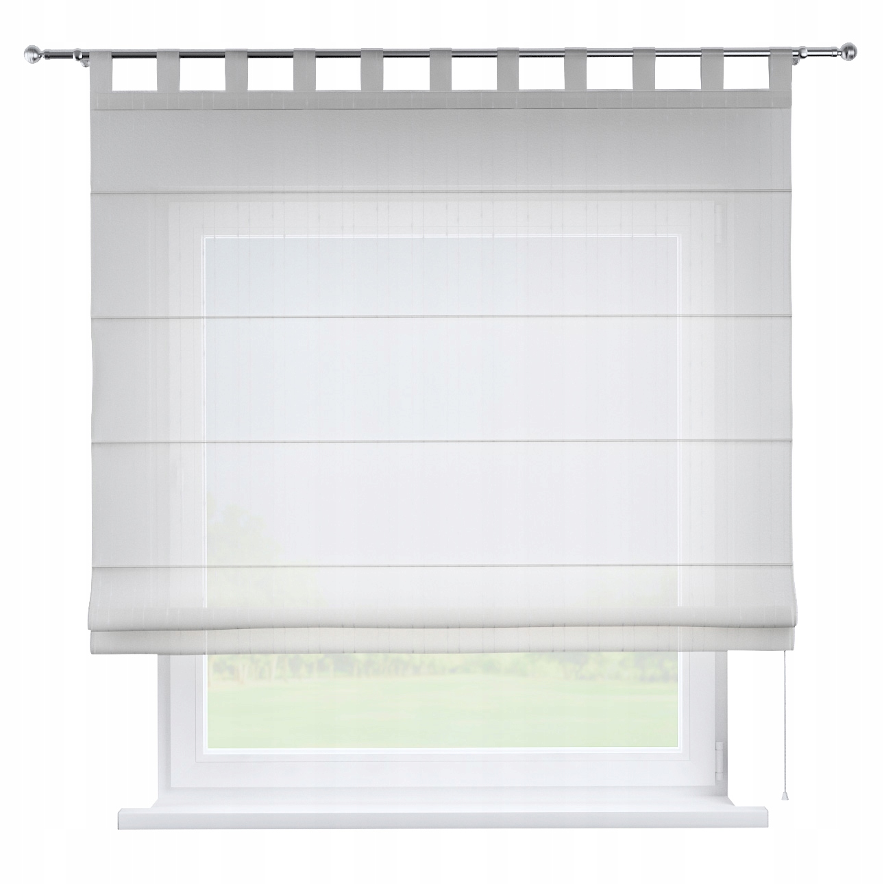 Hotová rímska roleta Verona 120x170 cm biela