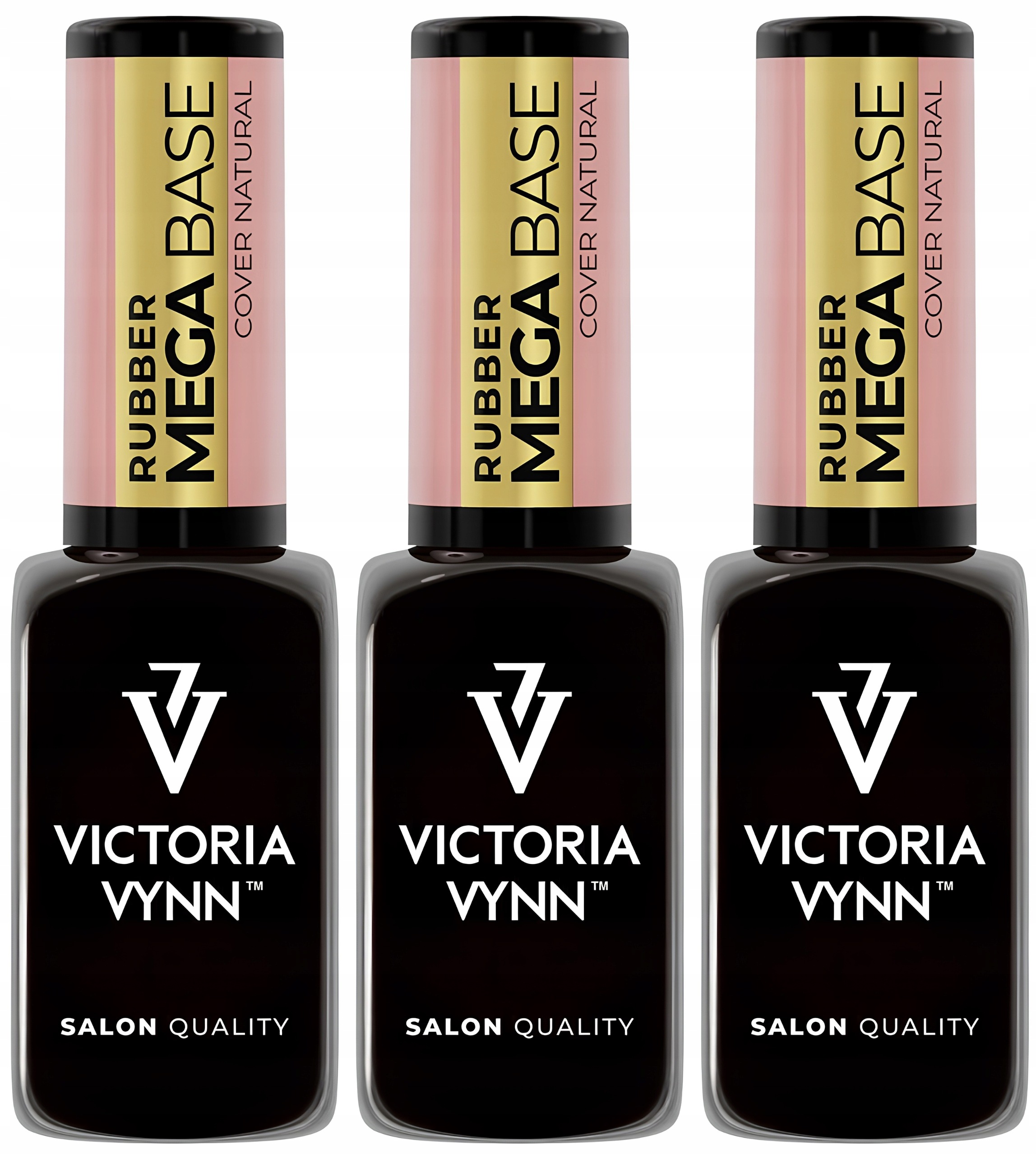 3x Victoria Vynn Base Budující báze na nehty Béžová Cover Natural 50 ml