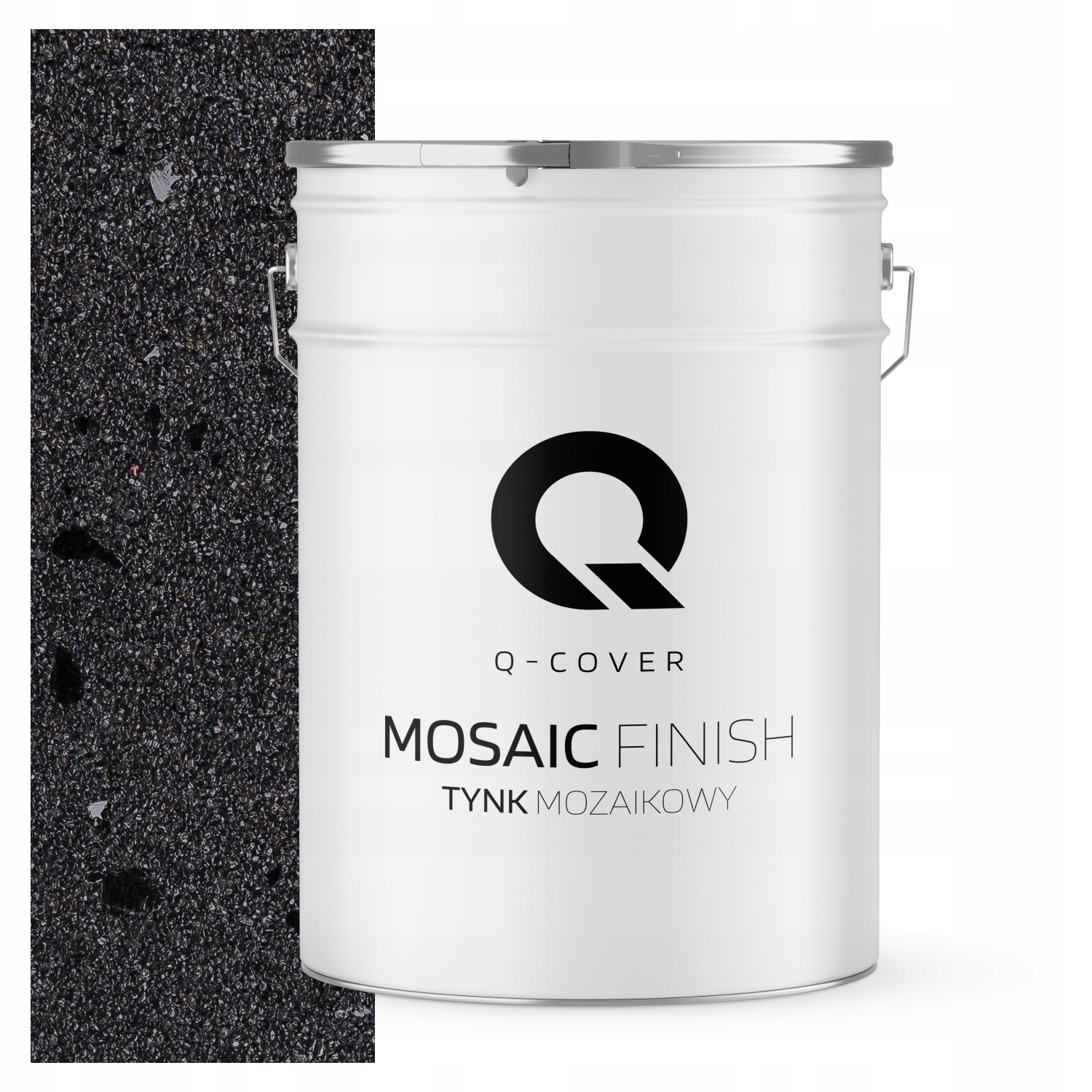 Mozaiková pryskyřičná omítka 25 kg Vnitřní vnější černá s černou slídou M15