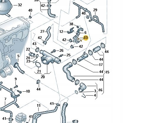 O-ring N90890501 17,12x2,62