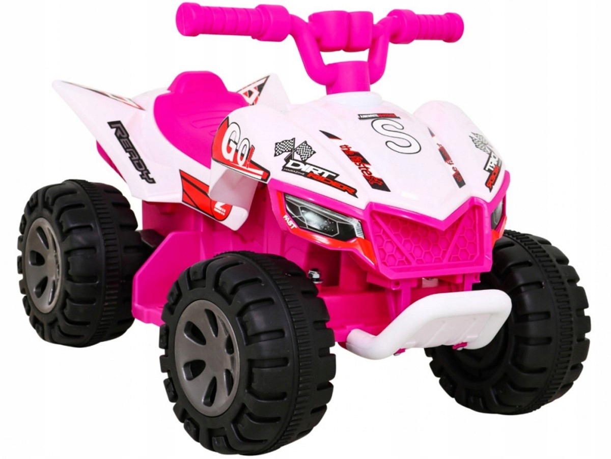 Elektryczny Quadzik dla dziewczynki The Fastest tablica imienna Prawo Jazdy