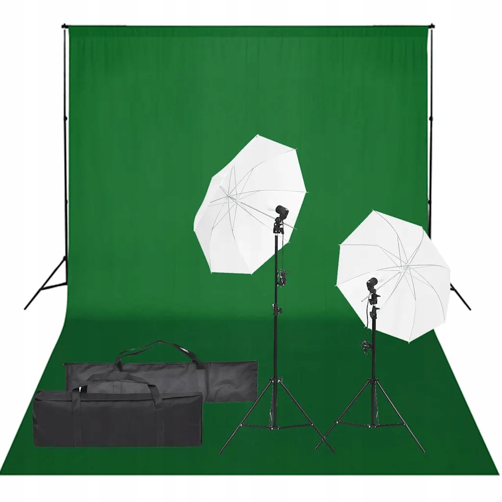 VidaXL Fotograficzny zestaw studyjny z lampami i