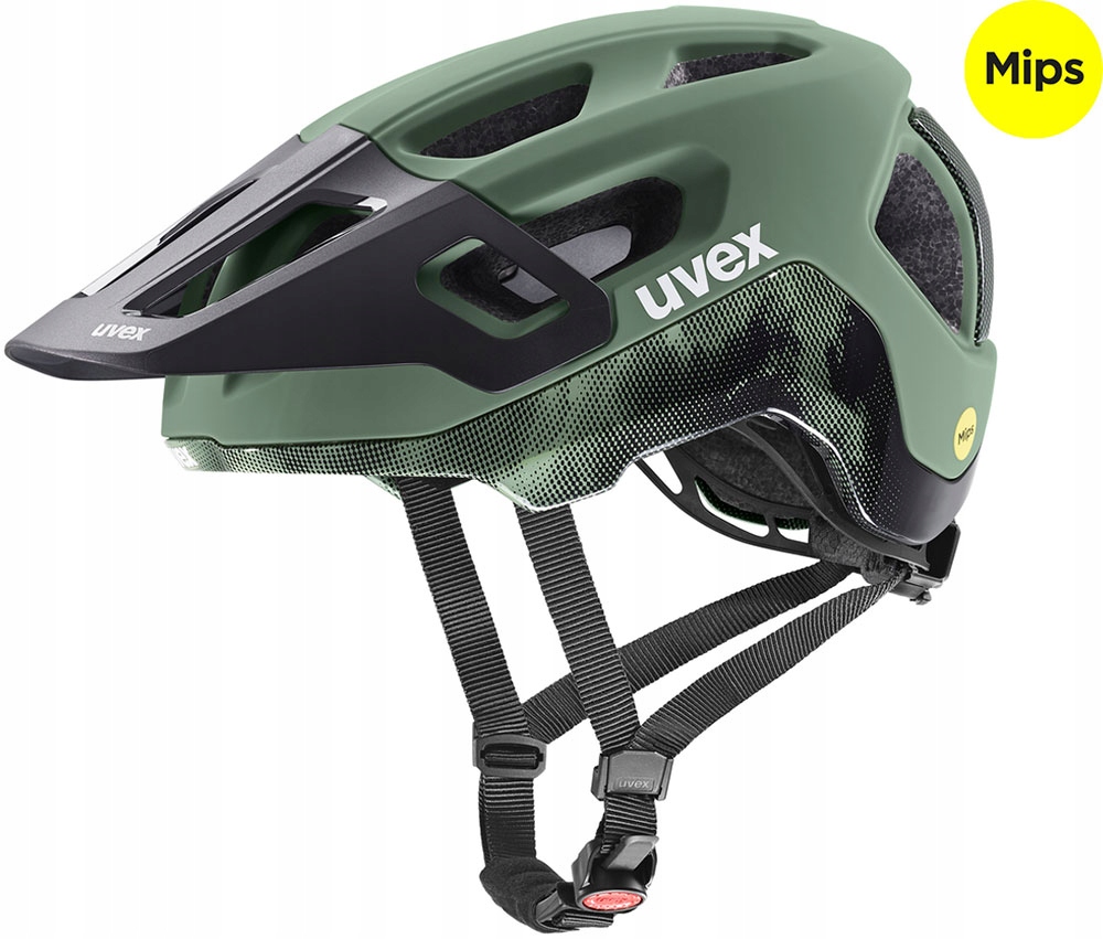 Cyklistická přilba Uvex React Mips zelená