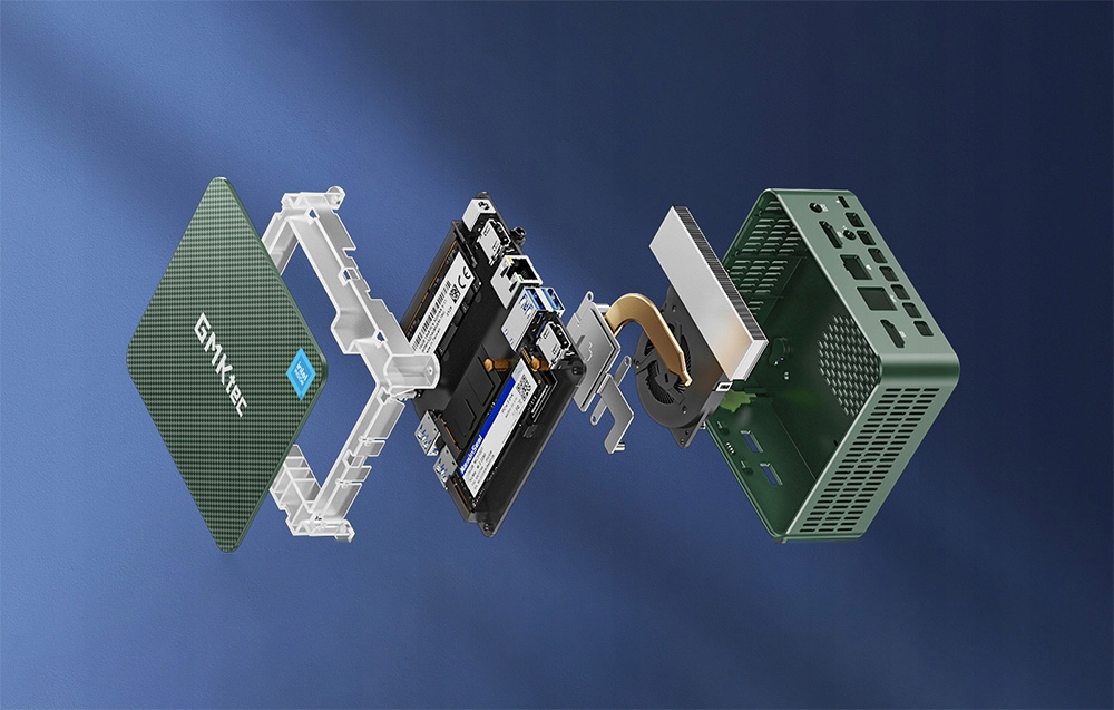 Mini PC GMKtec G3 PLUS Intel N150 16GB RAM DDR4 512GB SSD