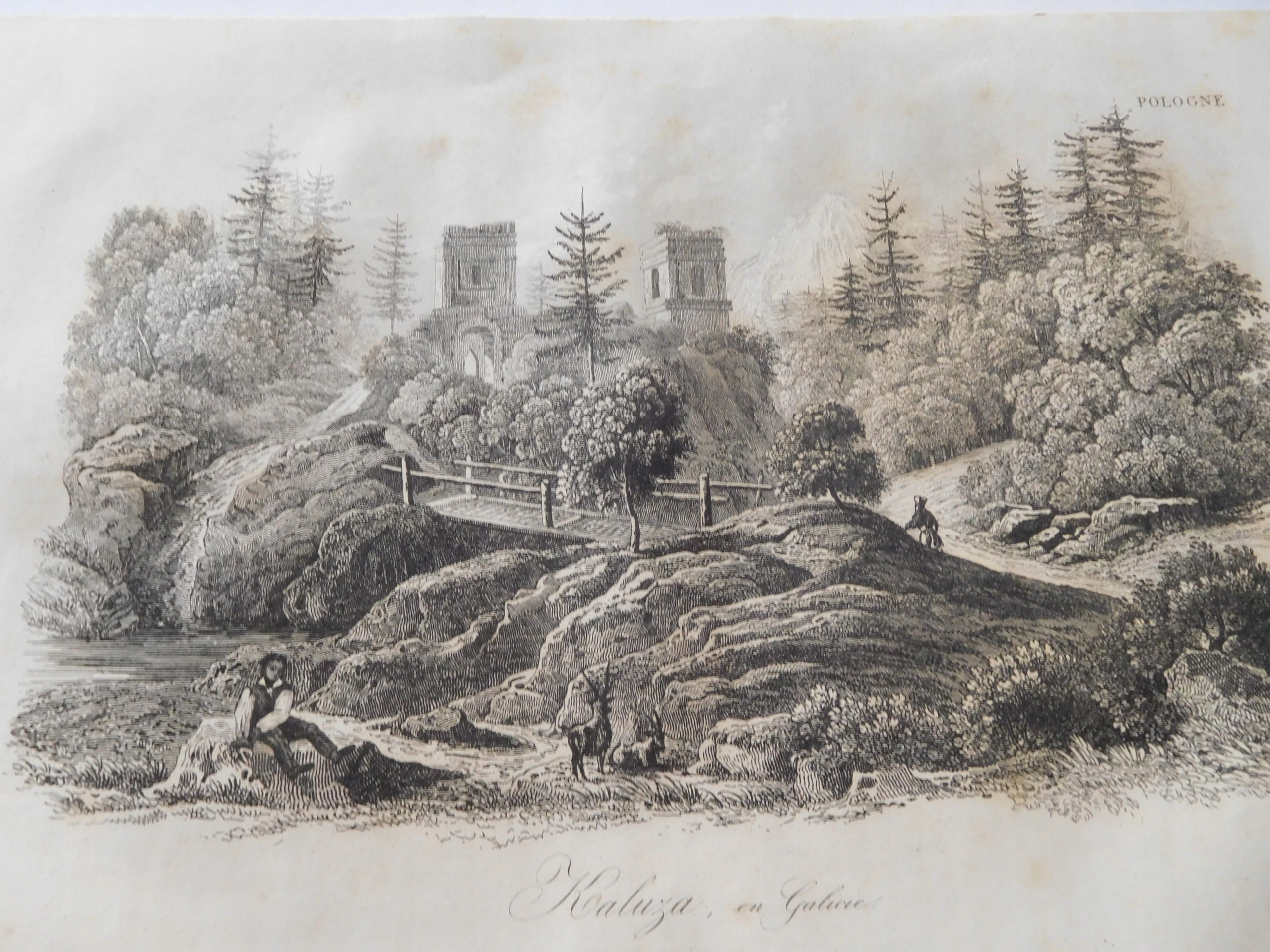 !CHODŹKO! MONASTYR MANIAWA-KAŁUSZ W GALICJI - KRESY! 1835!