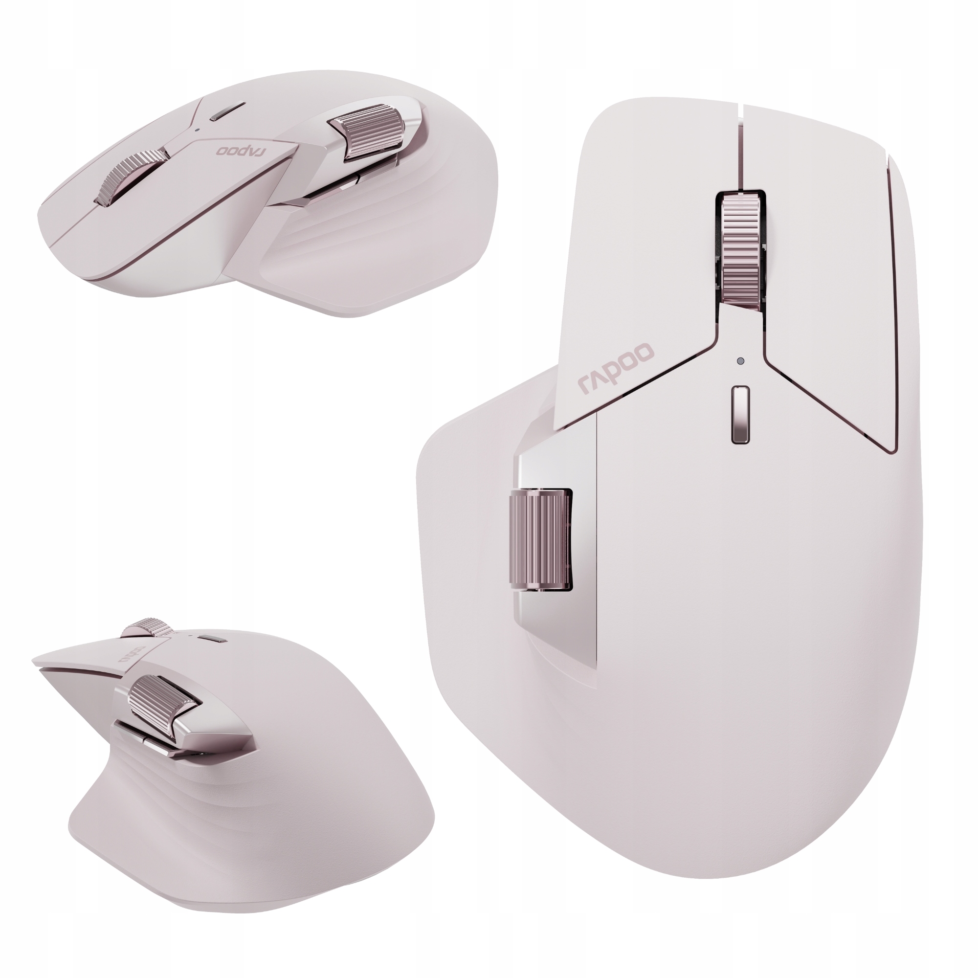 Mysz bezprzewodowa Rapoo MT760 M 2.4GHz Bluetooth myszka jasno różowa