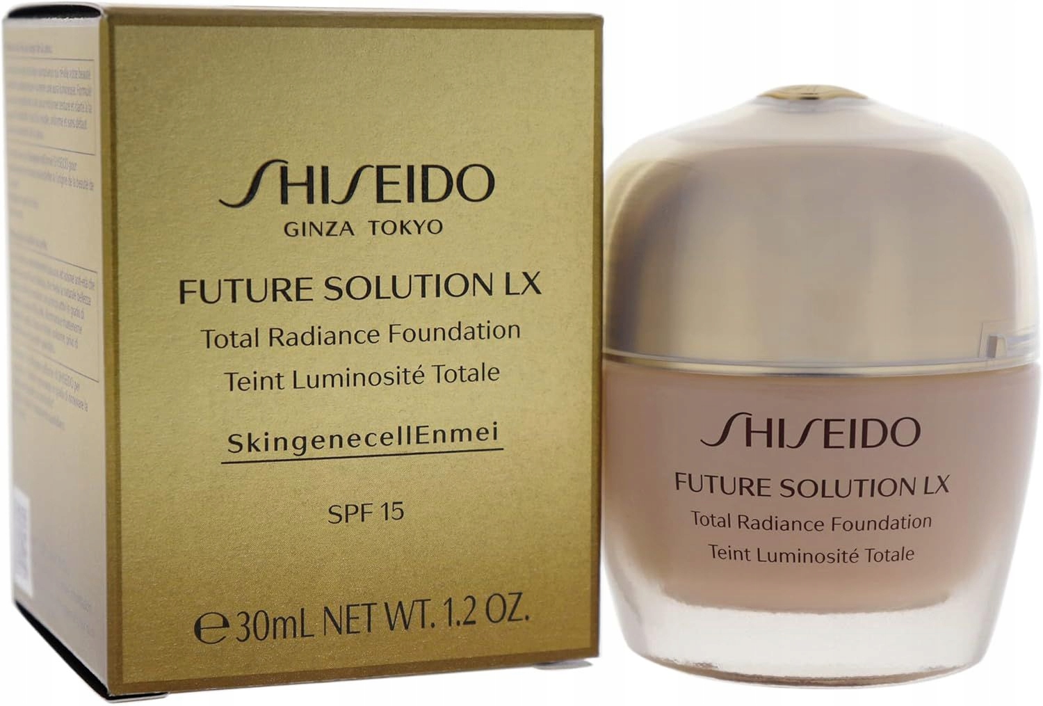 Shiseido Future Solution LX Total Radiance Foundation SPF15 R3 (rose) Rozjasňující make-up SPF15 odstín R3 (Rose)