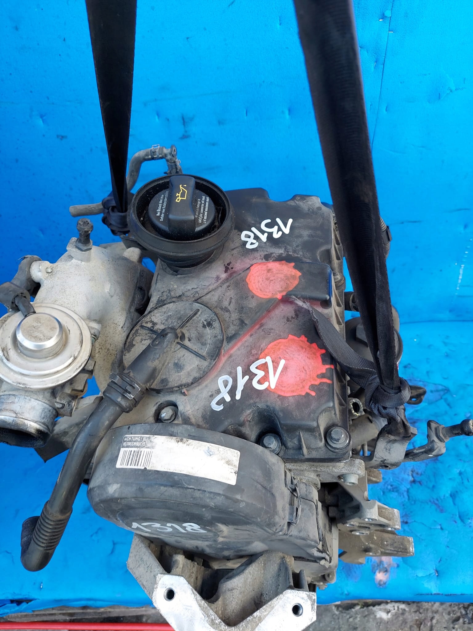 engine VW POLO 1.4 TDI AMF 180.509 KM