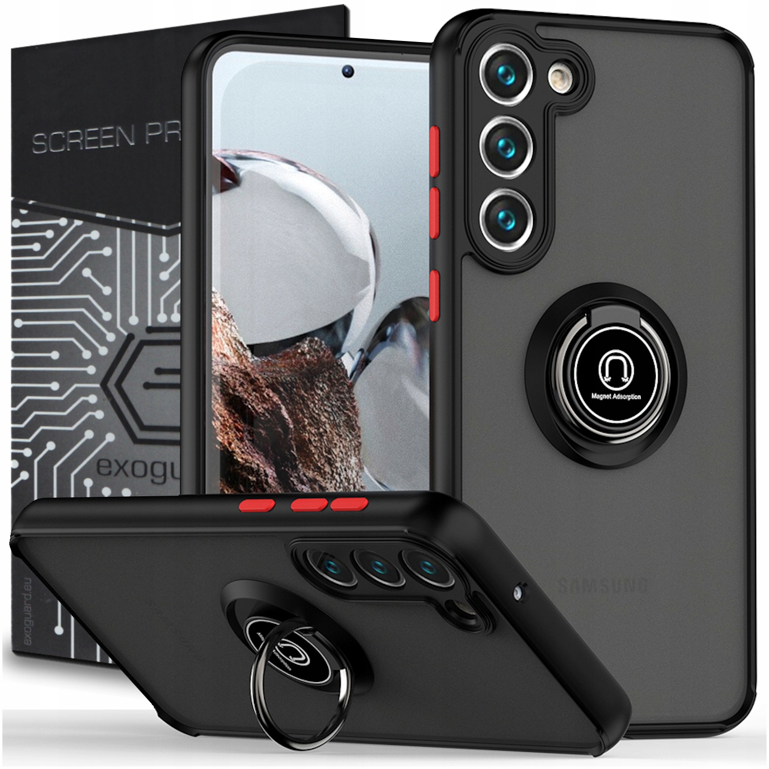 

Etui Pancerne+szkło do Samsung Galaxy S23+ Plus