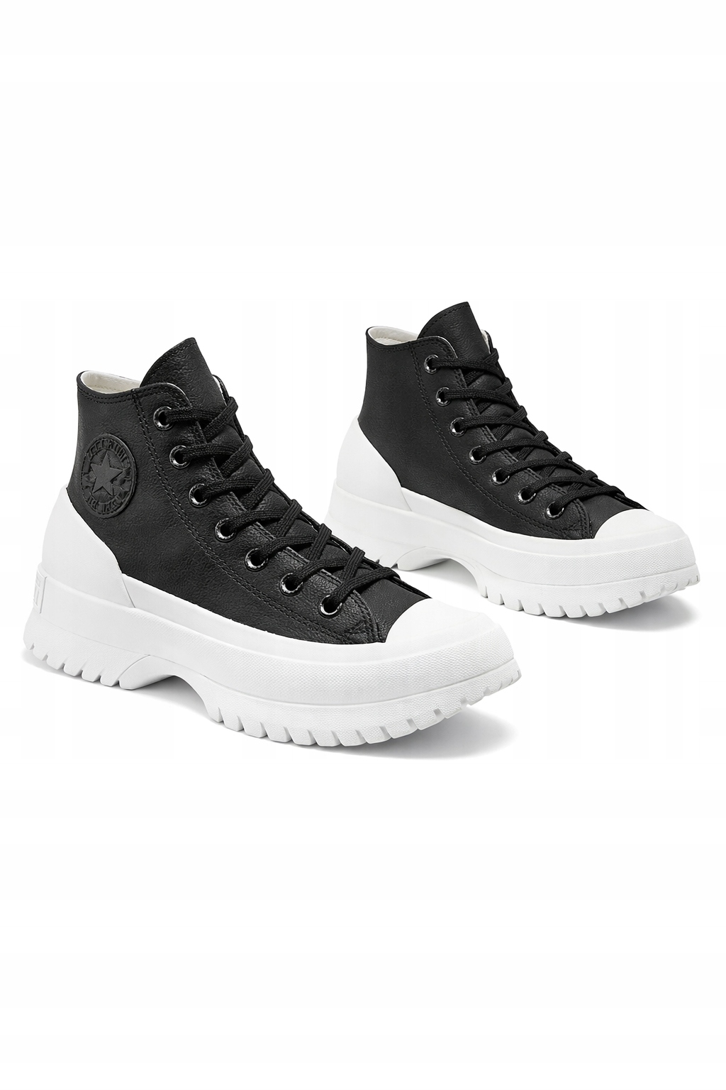 Converse Dámské Černé Kožené Vysoké Šněrovací Tenisky 39 I2B