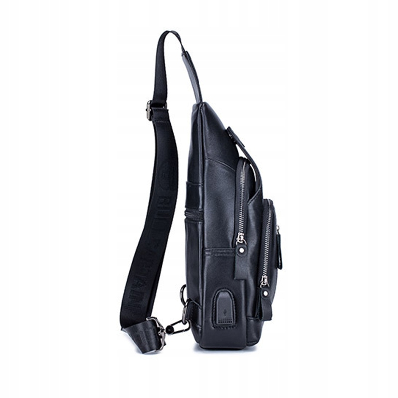 SASZETKA TORBA NA RAMIĘ MĘSKA NERKA PLECAK USB Marka inna