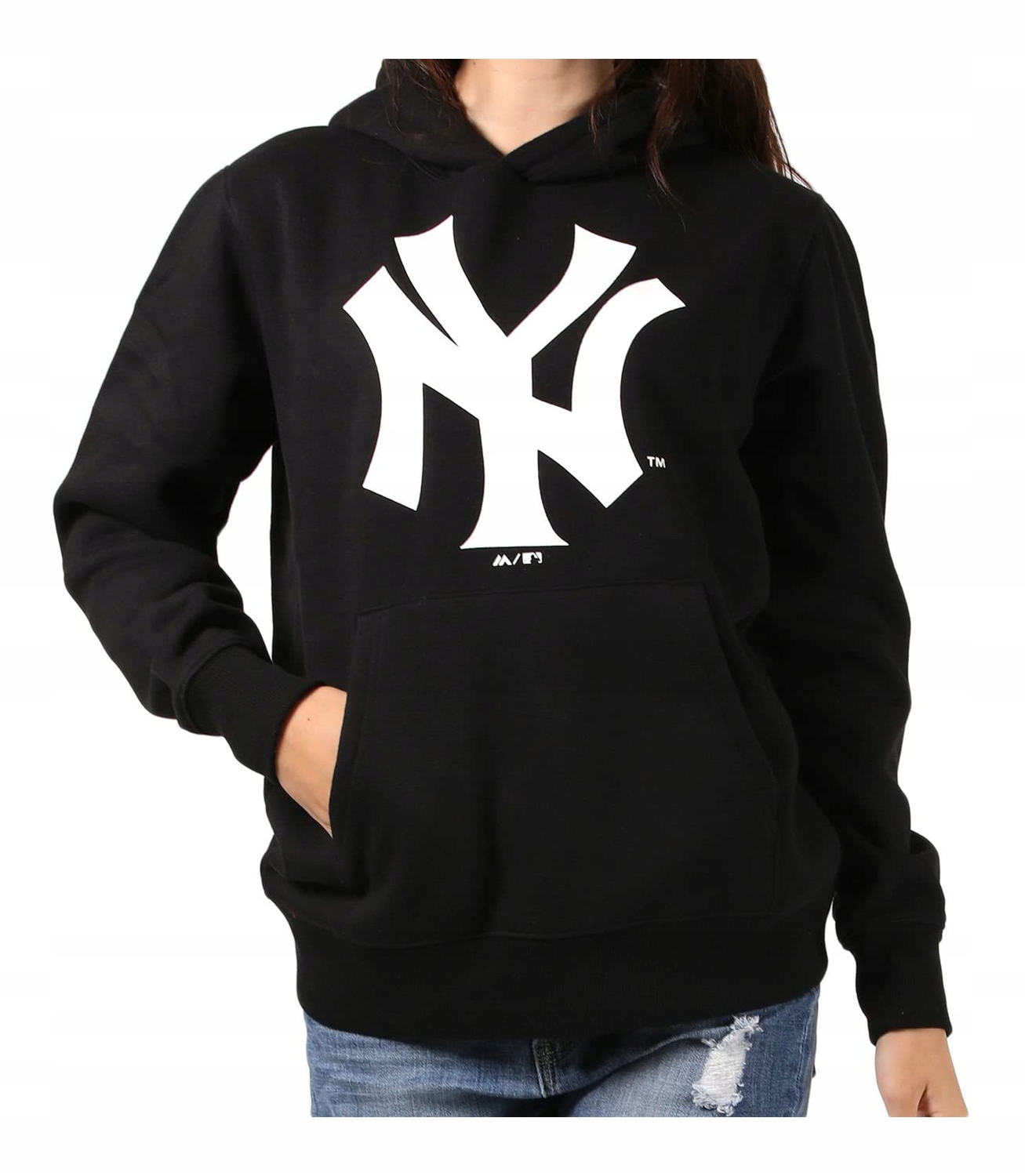 Mikina s kapucí New York Yankees Majestic L