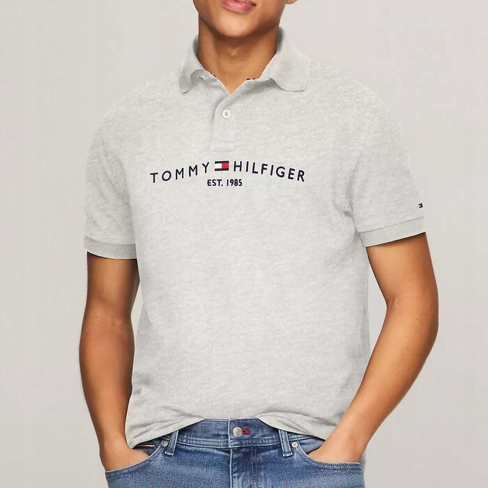 Polokošile Tommy Hilfiger bavlněné šedé pánské XL (nové)