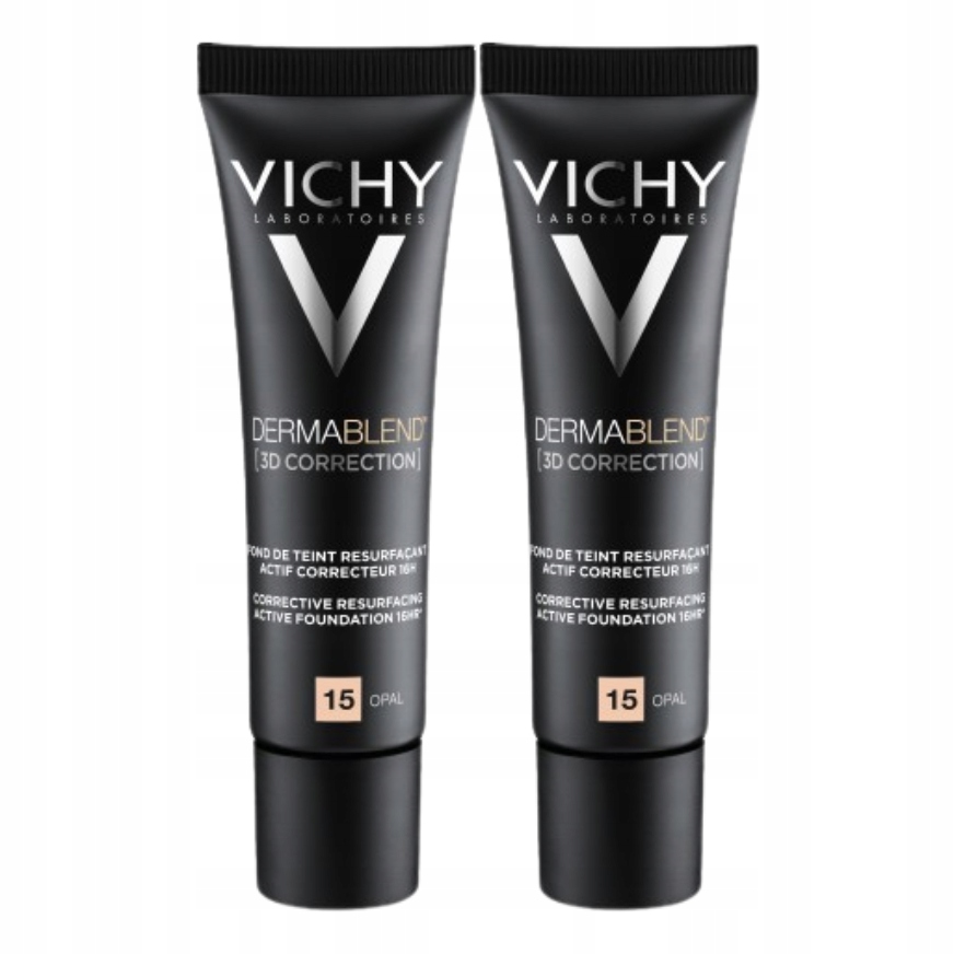 Podkład kryjący wyrównujący Vichy Dermablend korekta 3D odcień 15 30ml 2szt
