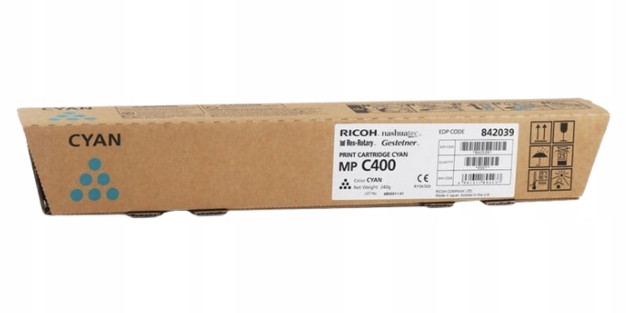 Toner Ricoh Mp C400 841300 841551 842039 Originál Cyan C300 C401