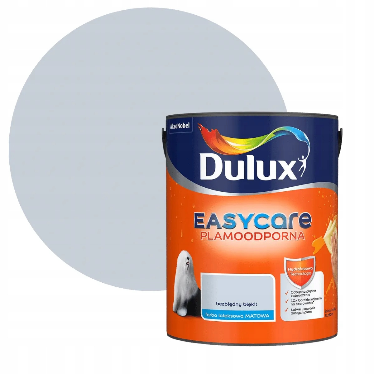 Dulux Easycare Plamoodporna Bezbłędny błękit 5L
