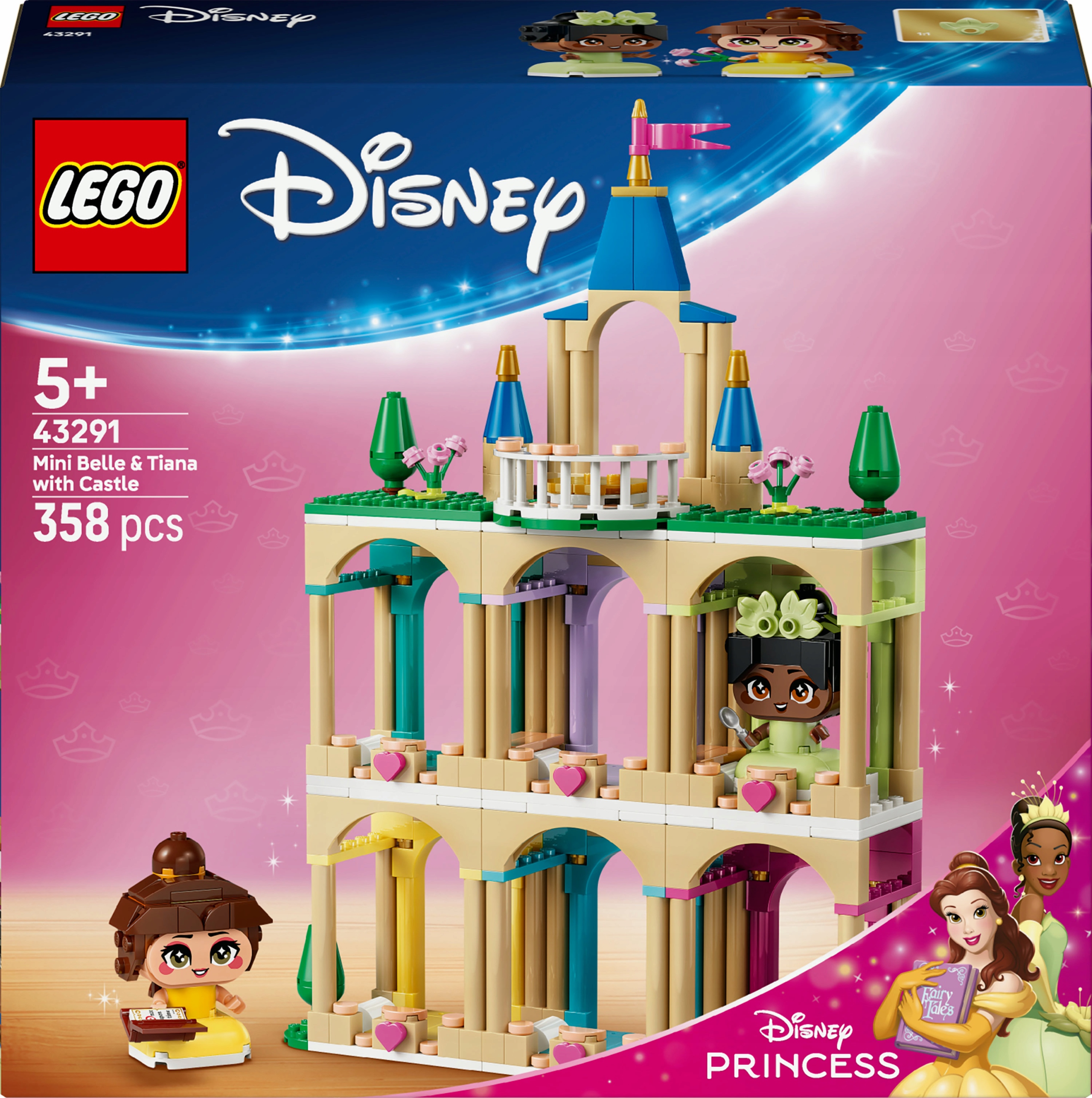 Lego Disney Princess Mała Bella i Tiana z zamkiem 43291