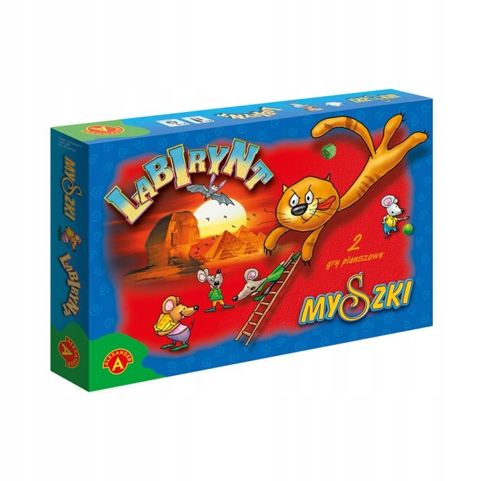 Labirynt MYSZKI - gra planszowa - Alexander Wydawca Alexander