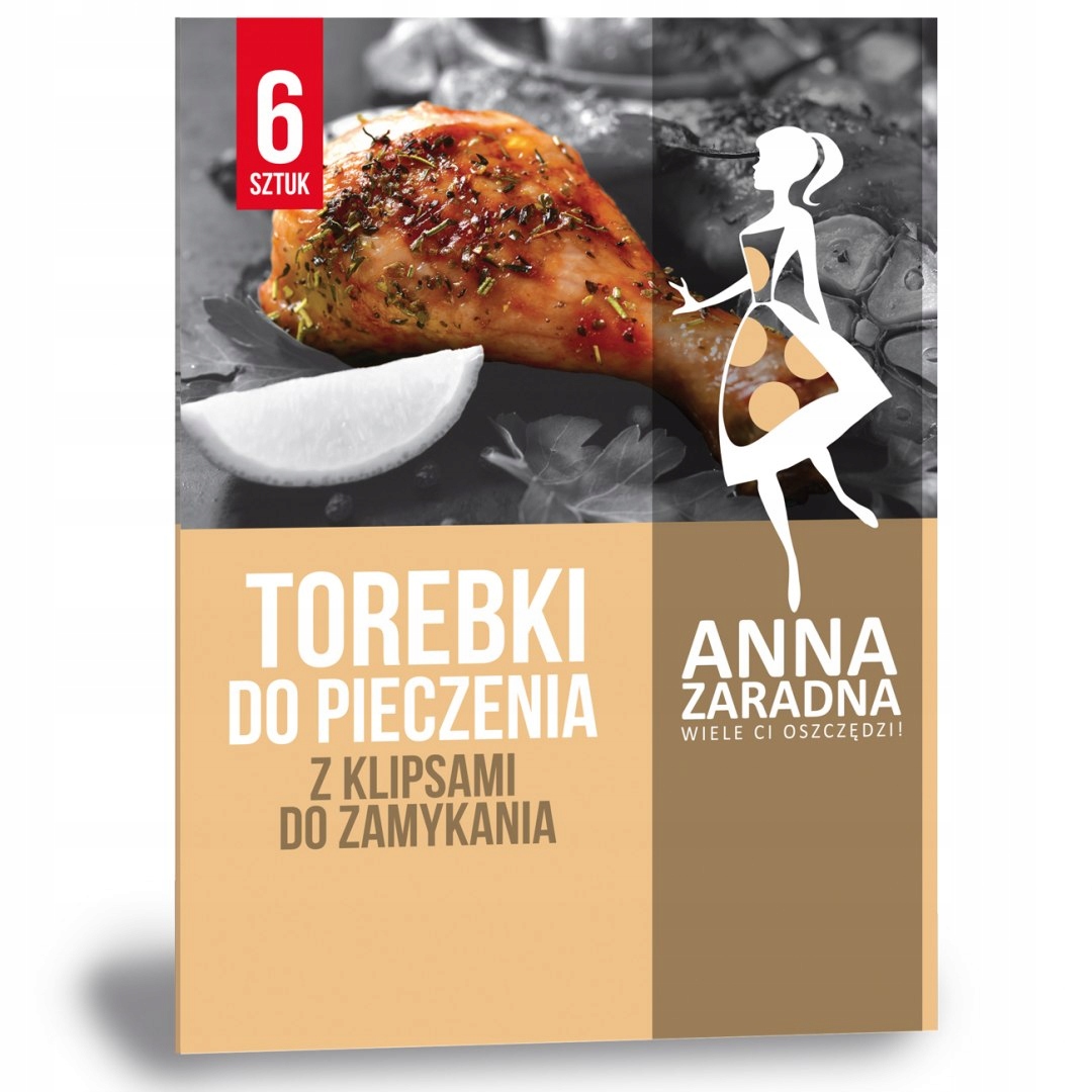 

Torebki do pieczenia z klipsami 6 szt Anna Zaradna