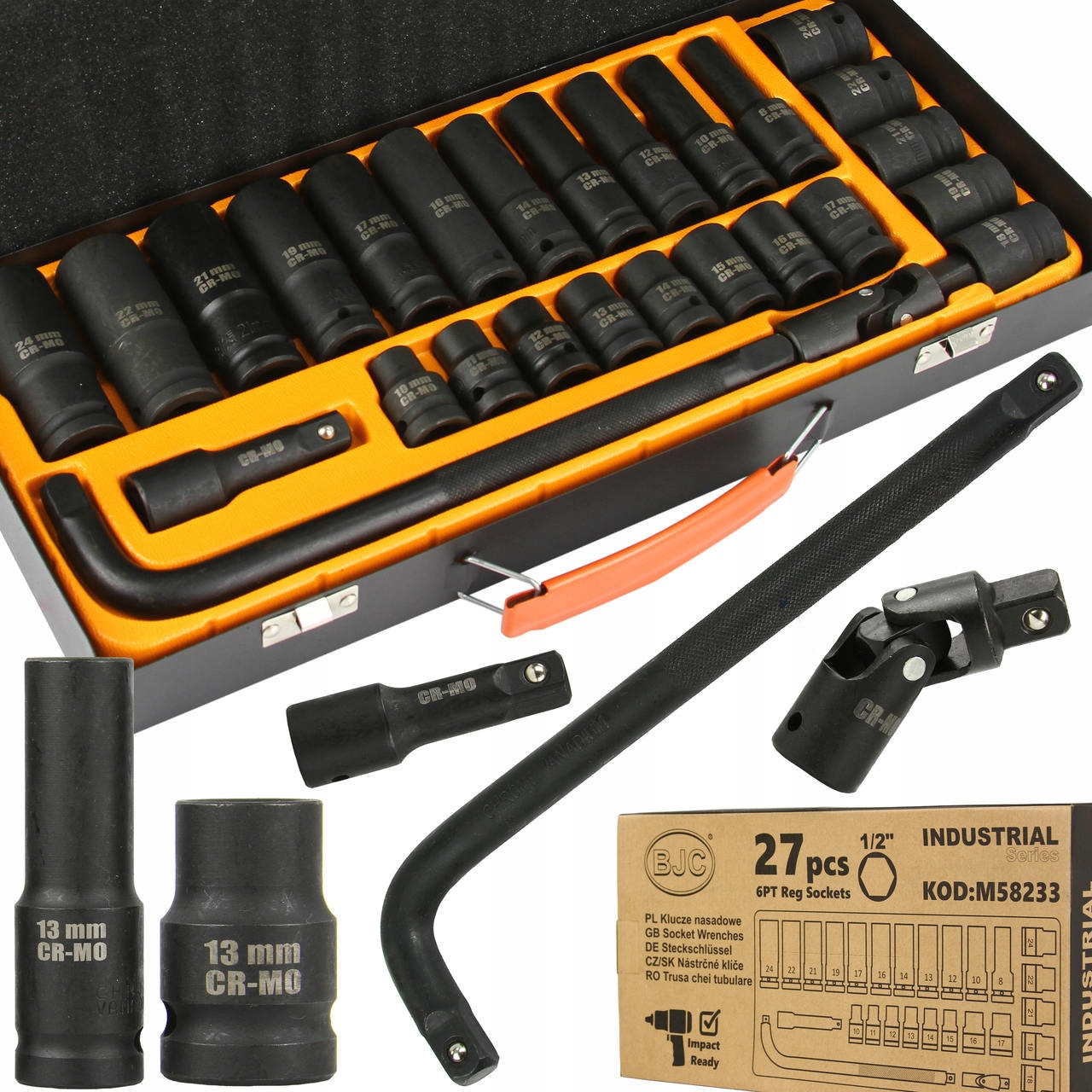 Набір торцевих ключів 27el 8-24 мм