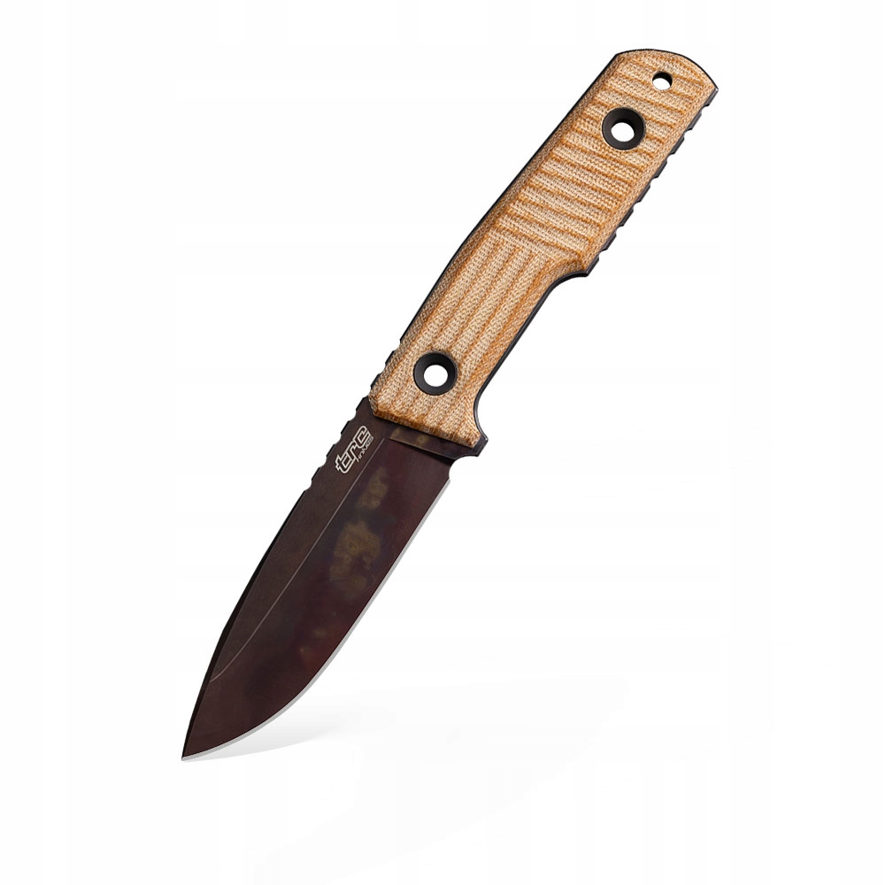 Nůž Trc Knives Urban Apocalyptic Elmax Natural Canvas Micarta Kydex