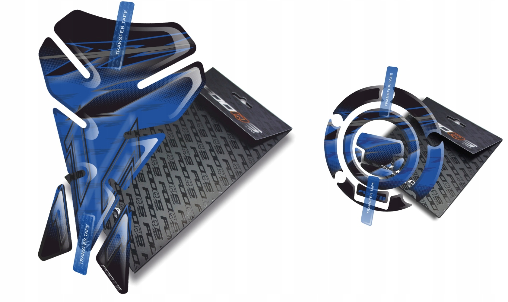 Tank-pad Cap-pad od společnosti Fooqs pro Yamaha FZ-1 Modrý